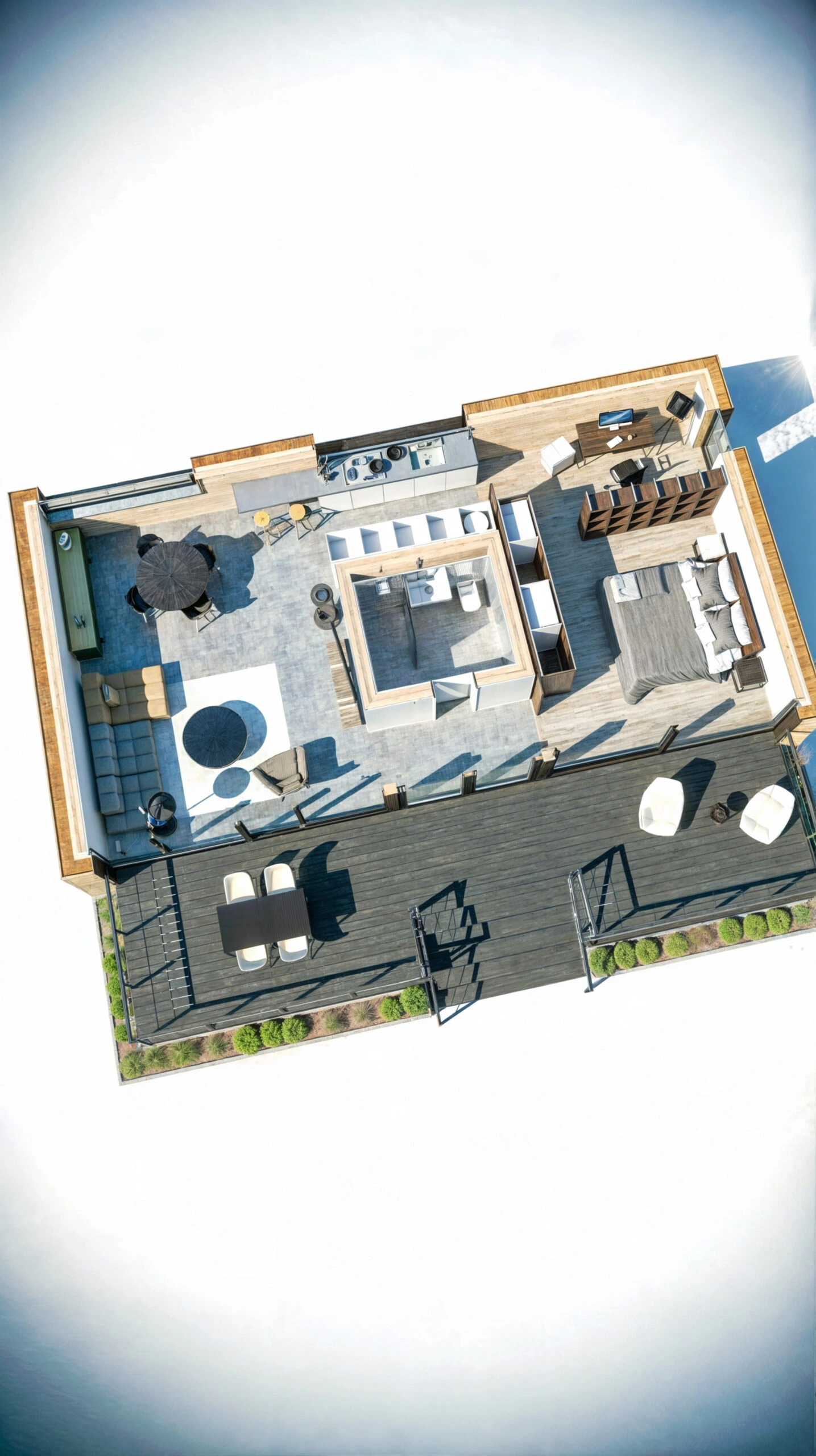 Typ A · Klonowa - wizualizacja domu z ogrodem · realizacja 3D-Archi